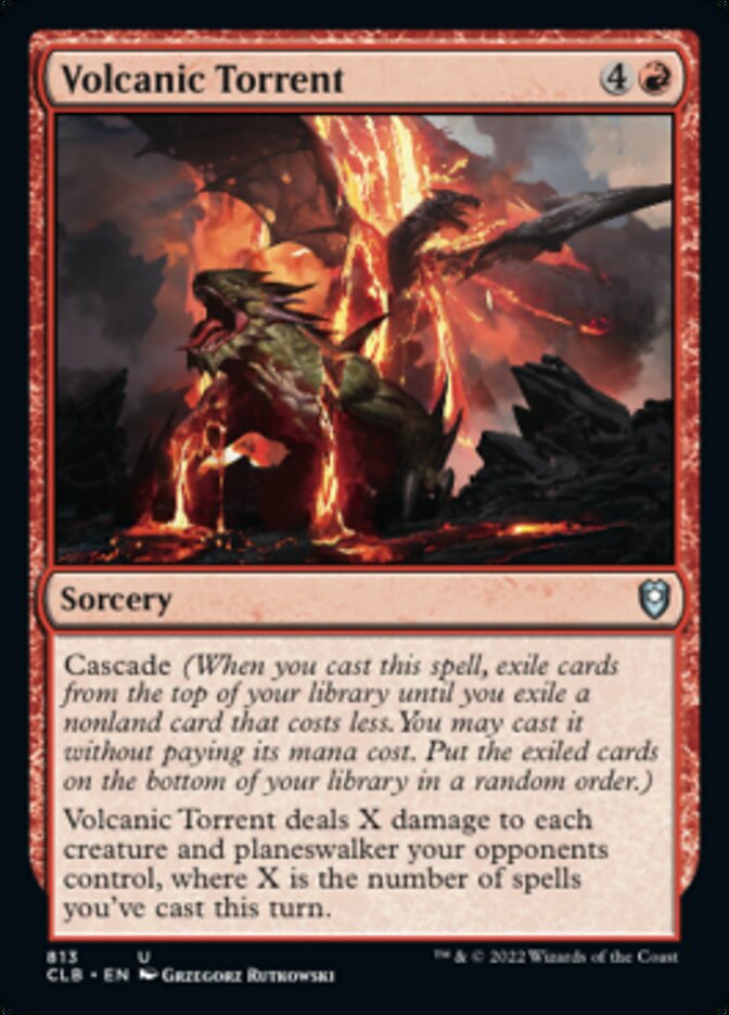 Volcanic Torrent [Commander Legends: Battle for Baldur's Gate] | Gear Gaming Bentonville