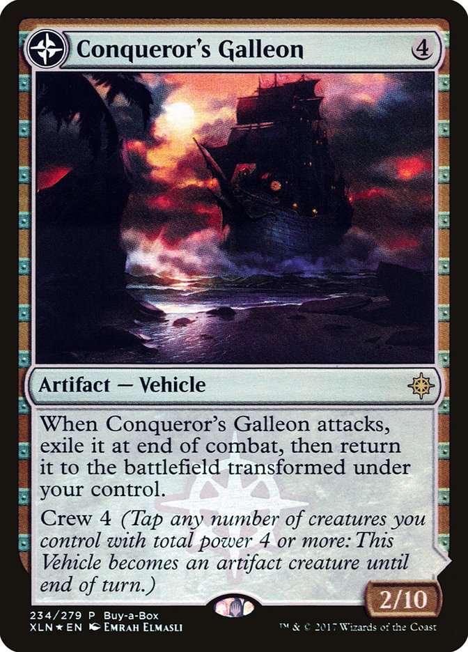 Conqueror's Galleon // Conqueror's Foothold (Buy-A-Box) [Ixalan Treasure Chest] | Gear Gaming Bentonville