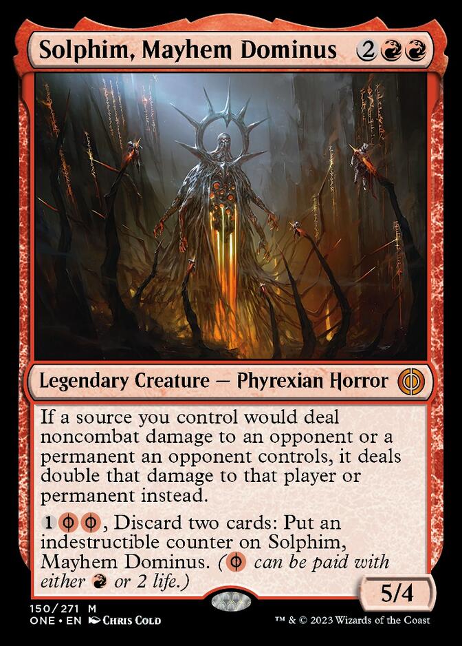 Solphim, Mayhem Dominus [Phyrexia: All Will Be One] | Gear Gaming Bentonville