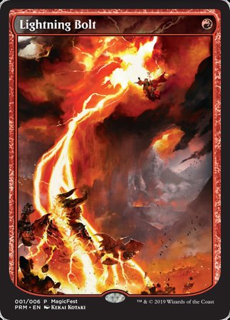 Lightning Bolt [MagicFest Cards] | Gear Gaming Bentonville