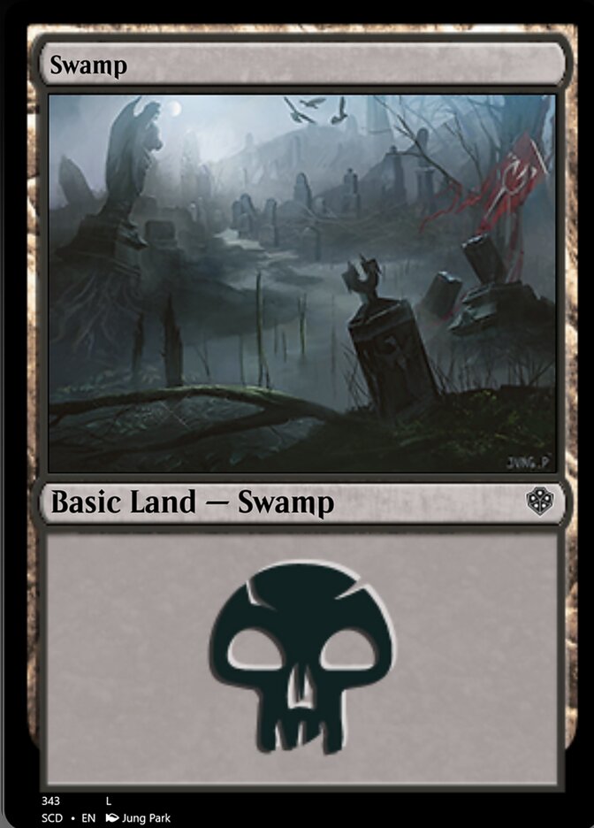 Swamp (343) [Starter Commander Decks] | Gear Gaming Bentonville