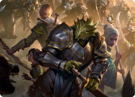 You Come to the Gnoll Camp Art Card [Dungeons & Dragons: Adventures in the Forgotten Realms Art Series] | Gear Gaming Bentonville