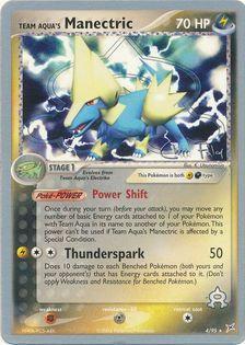 Team Aqua's Manectric (4/95) (Blaziken Tech - Chris Fulop) [World Championships 2004] | Gear Gaming Bentonville