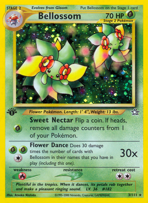 Bellossom (3/111) [Neo Genesis 1st Edition] | Gear Gaming Bentonville