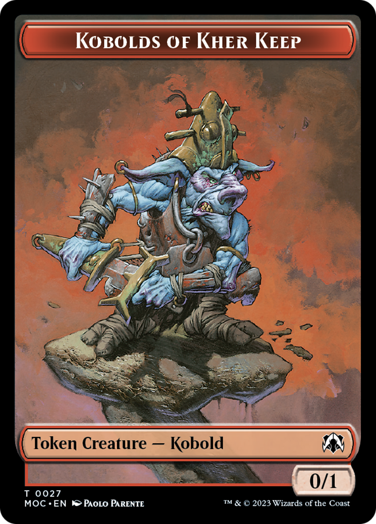 Bird // Kobolds of Kher Keep Double-Sided Token [March of the Machine Commander Tokens] | Gear Gaming Bentonville