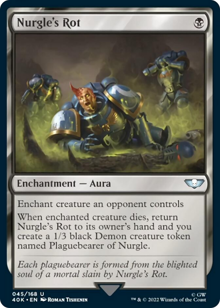 Nurgle's Rot (Surge Foil) [Universes Beyond: Warhammer 40,000] | Gear Gaming Bentonville