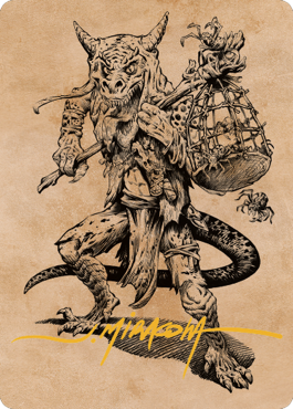 Taunting Kobold Art Card (Gold-Stamped Signature) [Commander Legends: Battle for Baldur's Gate Art Series] | Gear Gaming Bentonville