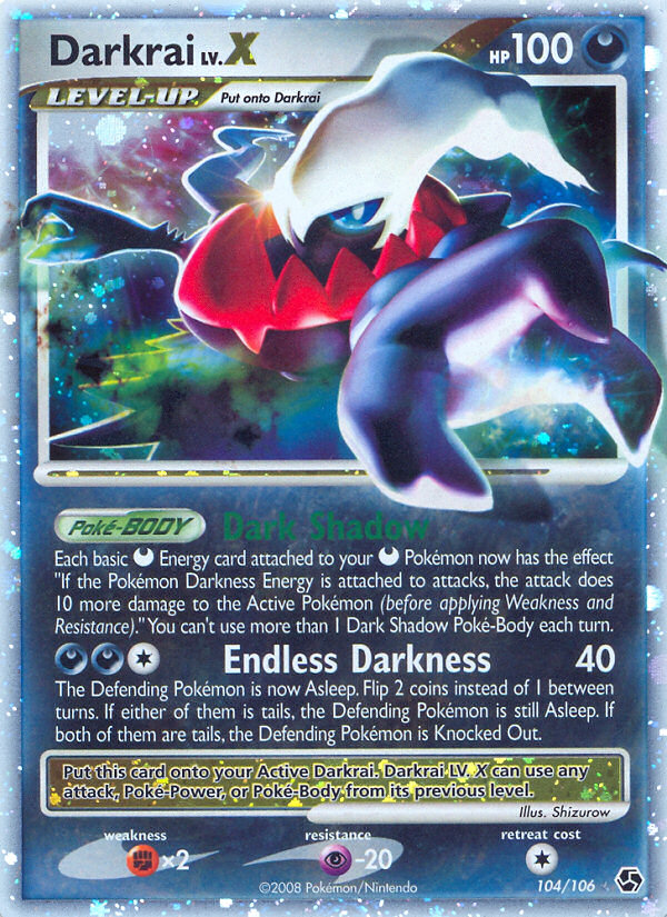 Darkrai LV.X (104/106) [Diamond & Pearl: Great Encounters] | Gear Gaming Bentonville