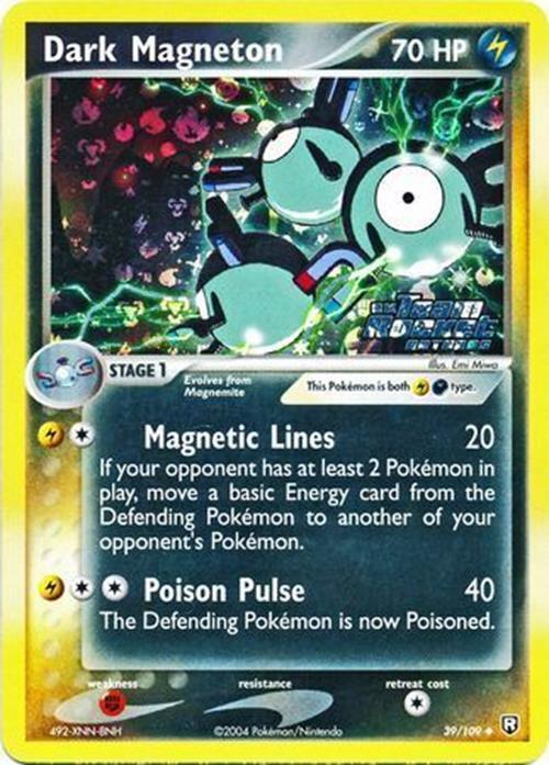 Dark Magneton (39/109) (Stamped) [EX: Team Rocket Returns] | Gear Gaming Bentonville