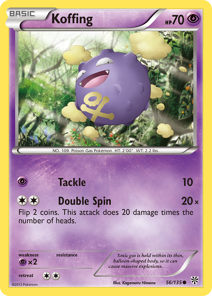 Koffing (56/135) [Black & White: Plasma Storm] | Gear Gaming Bentonville