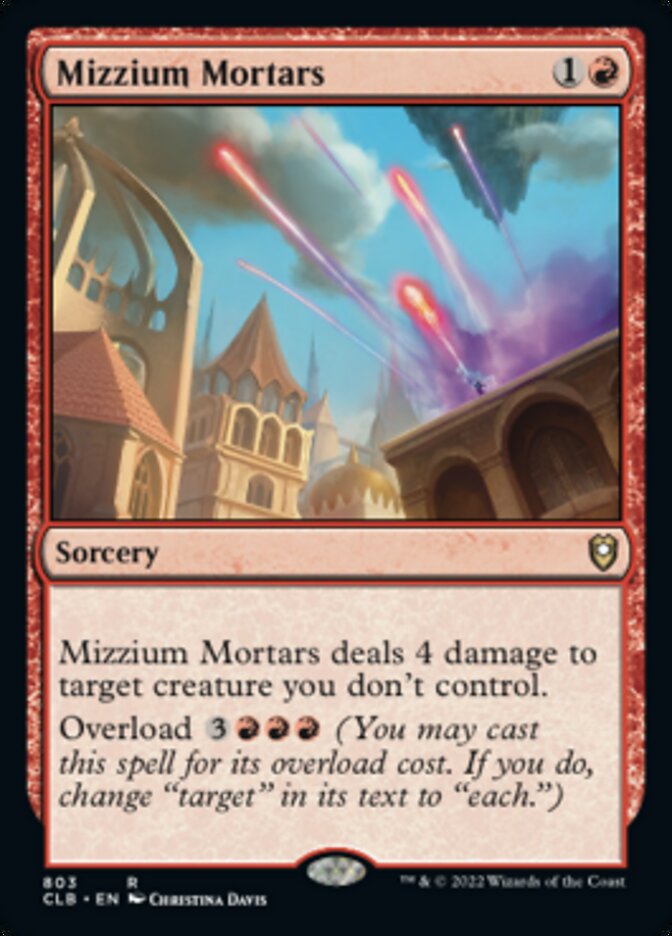 Mizzium Mortars [Commander Legends: Battle for Baldur's Gate] | Gear Gaming Bentonville