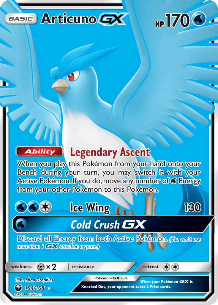 Articuno GX (154/168) [Sun & Moon: Celestial Storm] | Gear Gaming Bentonville