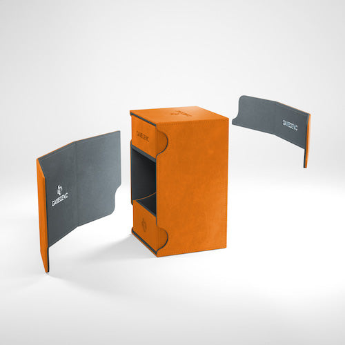 Gamegen!cs Watchtower 100+ Deck Box: Orange | Gear Gaming Bentonville