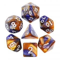 Dk Blue+Gold Blend 7pcs Dice Set | Gear Gaming Bentonville