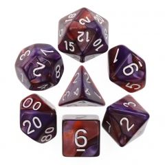 Blue + Copper Blend 7pcs Dice Set | Gear Gaming Bentonville