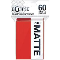 Ultra Pro Sleeves Small Eclipse Matte Red 60-Count | Gear Gaming Bentonville