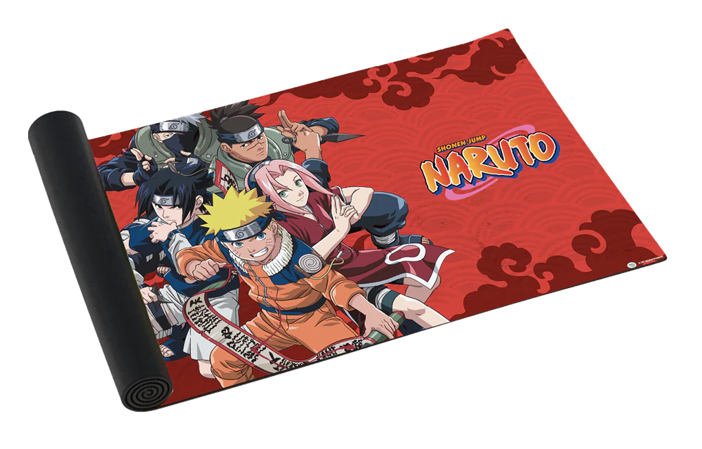 Officially Licensed Naruto Standard Playmat - Konoha Team | Gear Gaming Bentonville