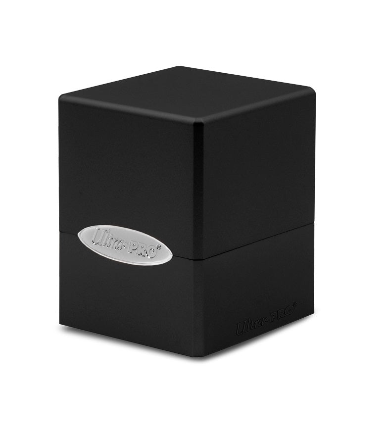 Ultra Pro Deck Box Satin Cube Forest Jet Black | Gear Gaming Bentonville