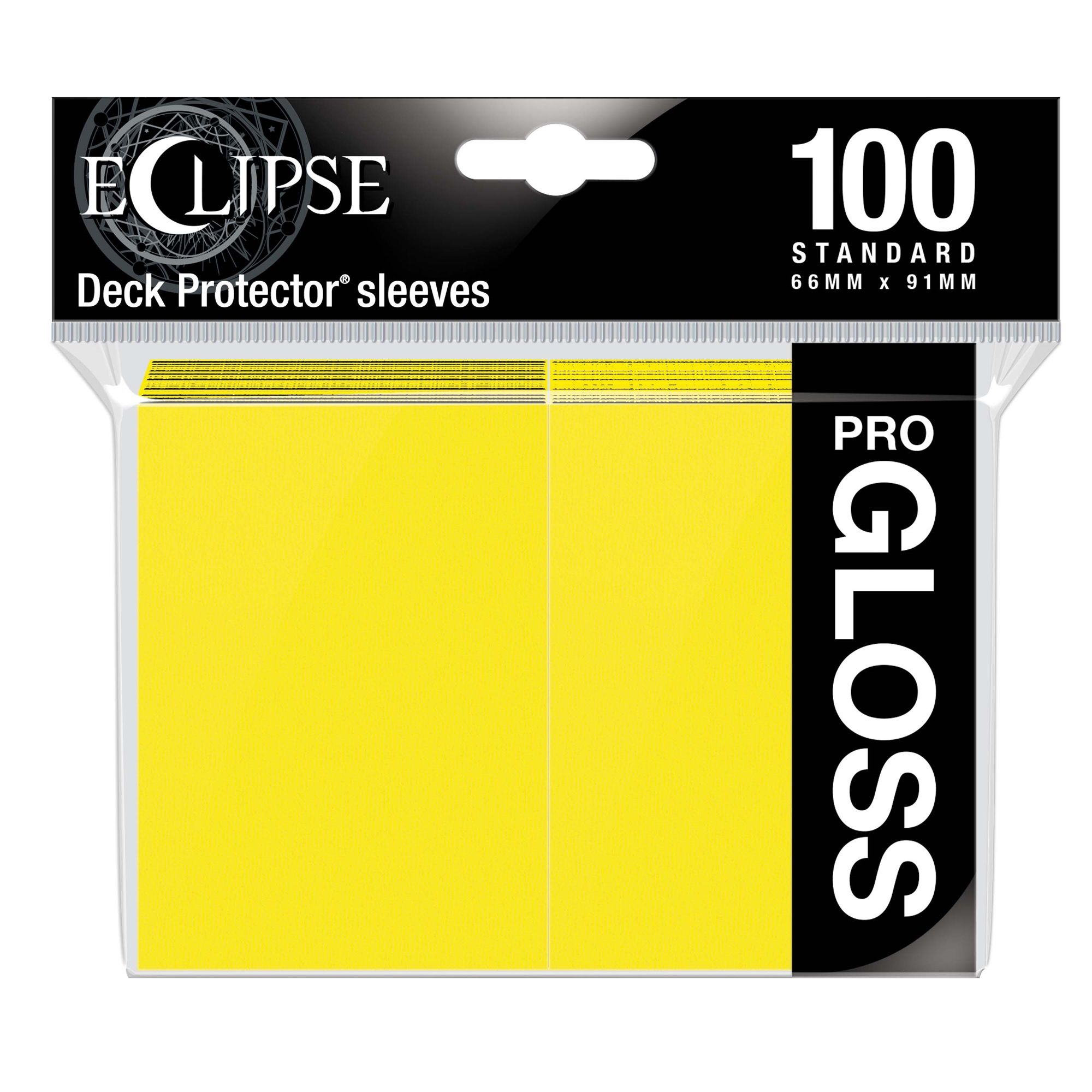 Ultra Pro Regular Eclipse Gloss (100ct) Lemon Yellow | Gear Gaming Bentonville