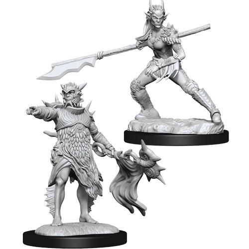 Magic the Gathering Unpainted Miniatures - Coralhelm Commander & Halimar Wavewatch Merfolk | Gear Gaming Bentonville