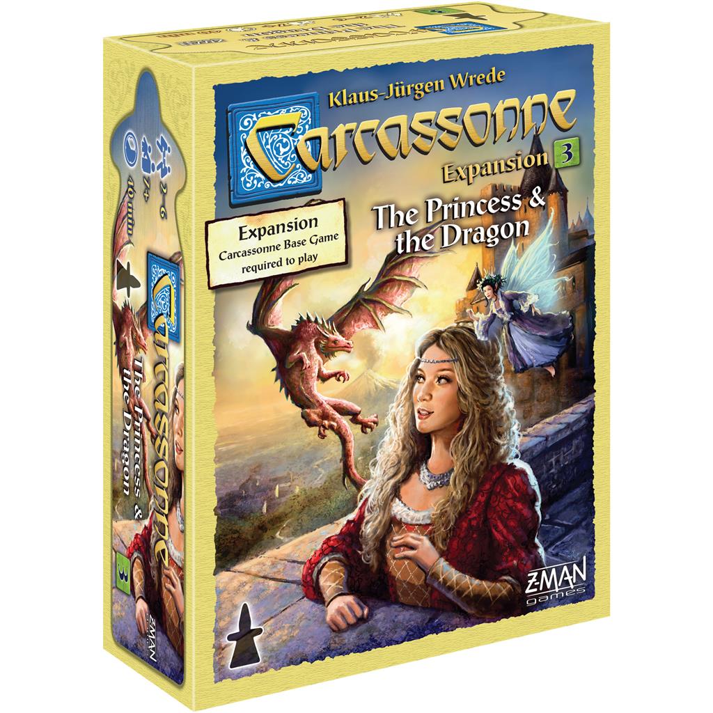 Carcassone Expansion 3:  The Princess & The Dragon | Gear Gaming Bentonville