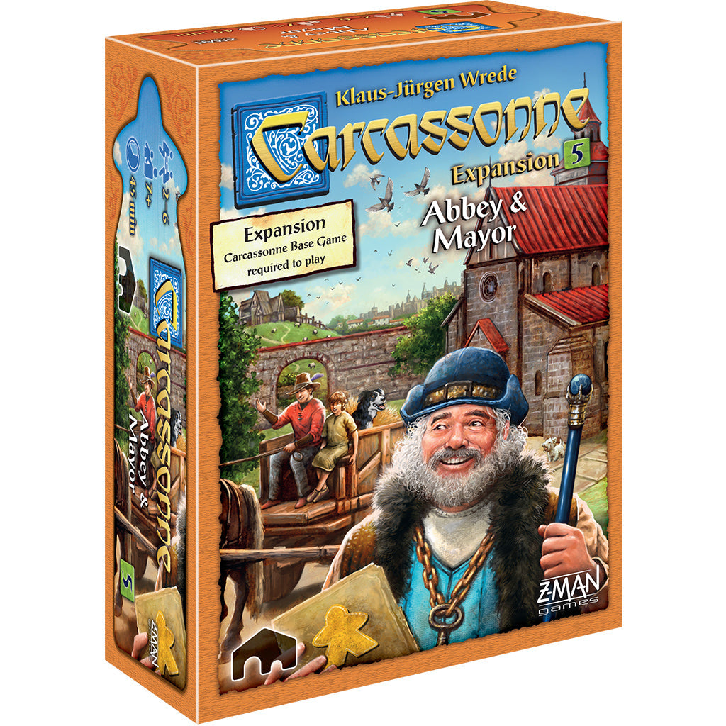 Carcassone Expansion 5:  Abbey & Mayor | Gear Gaming Bentonville